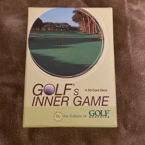 Golf’s inner game card deck NWOT